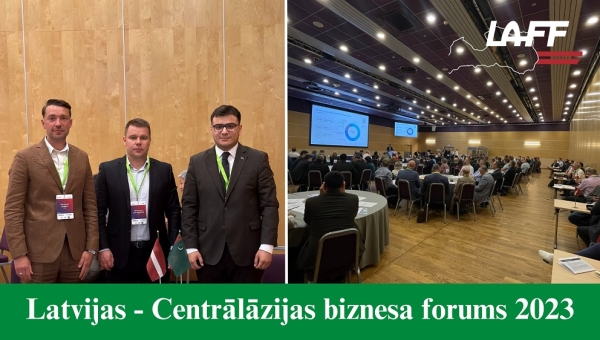 LAFF piedalās Latvijas - Centrālāzijas biznesa forumā 2023